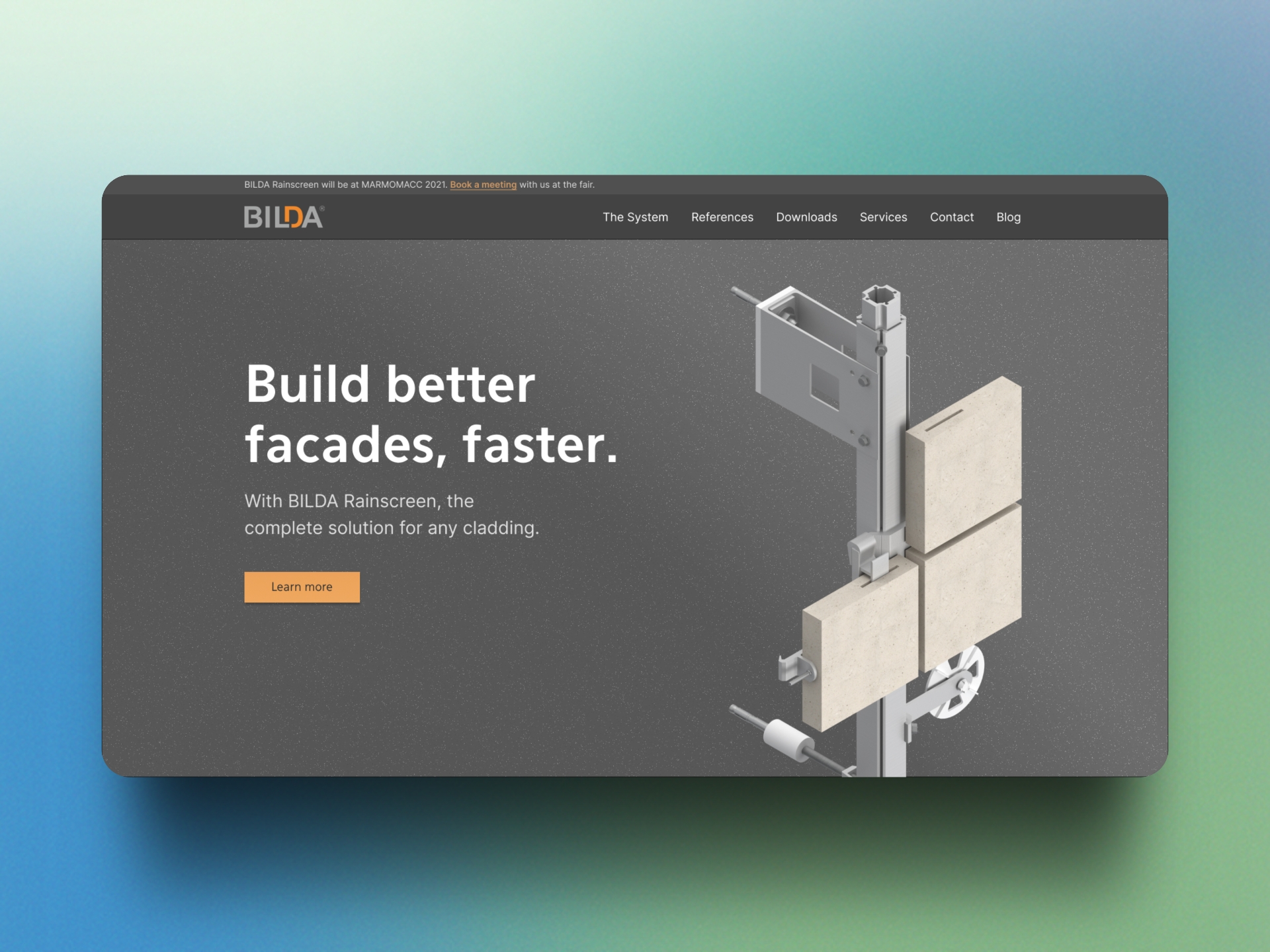 Lower bounce rate by 30% for a facade company